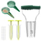 Adjustable Handle Bulb Planter Set Easy Garden Seed Sower Dispenser For Efficient Planting 5