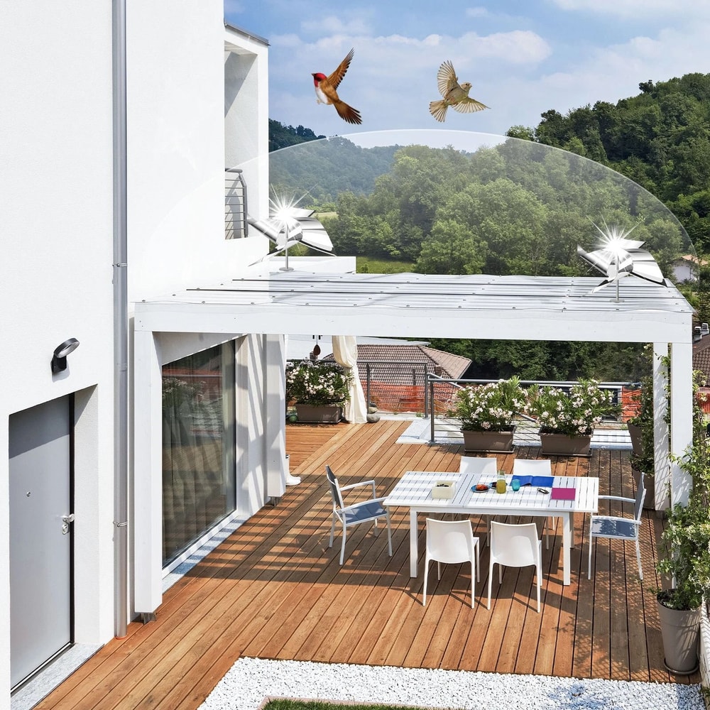 Reflective Wind Bird Repellent Spinners Silent Spinning Kites For Garden Yard Protection 0