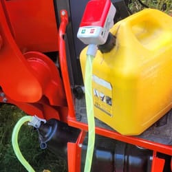 automatic fuel transfer pump - auto-stop, battery powered, for cars, engines, boats