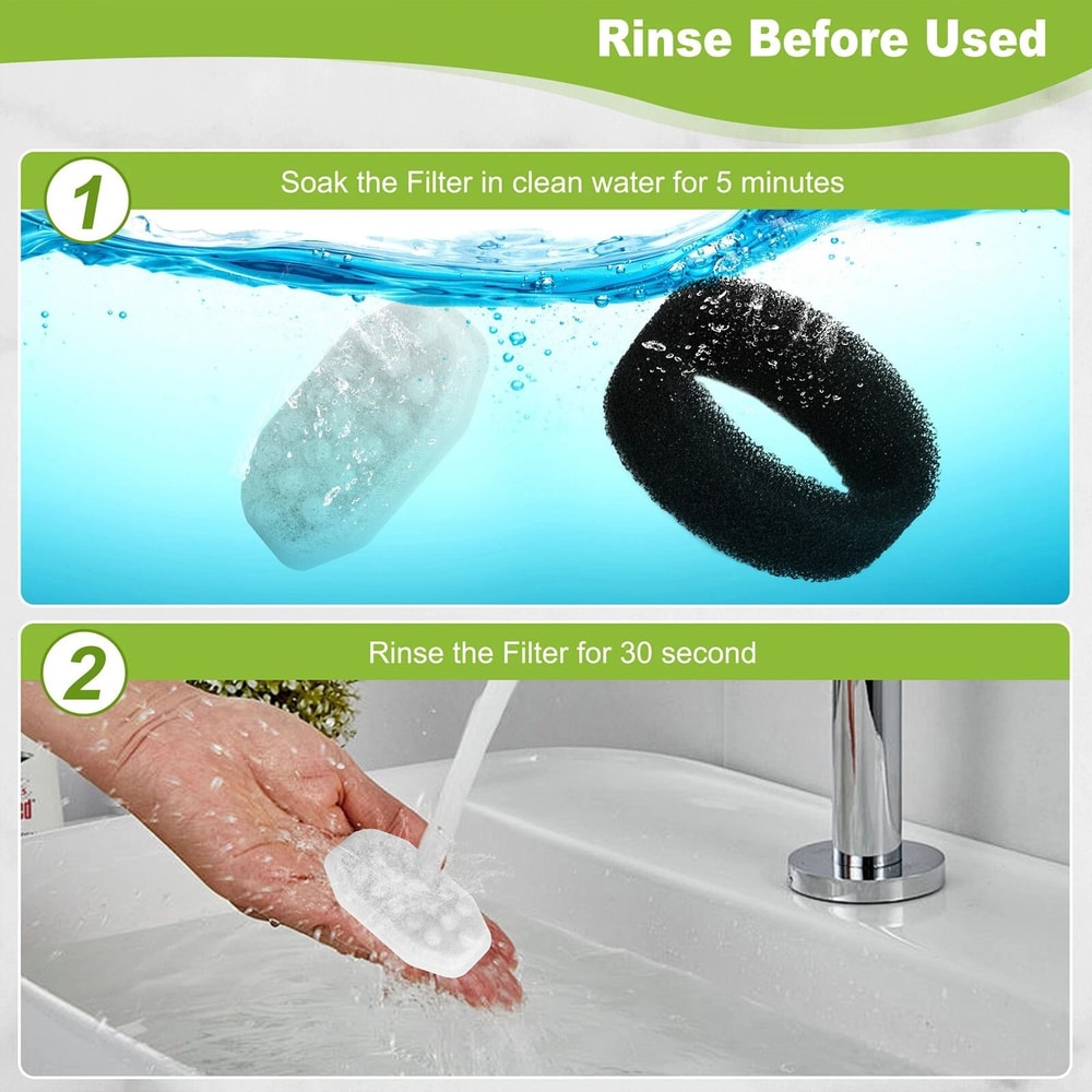 Pet Water Filter Sponges For Fountain Replacement Filters For Dogs Cats 4