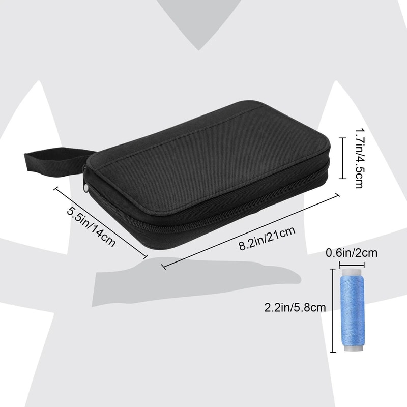 Portable Sewing Kit With Threads Scissors And Needles Complete Travel Sewing Box Set 4