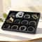 Jewelry Display Organizer Tray Grid Ring Earring Necklace Storage Box 0