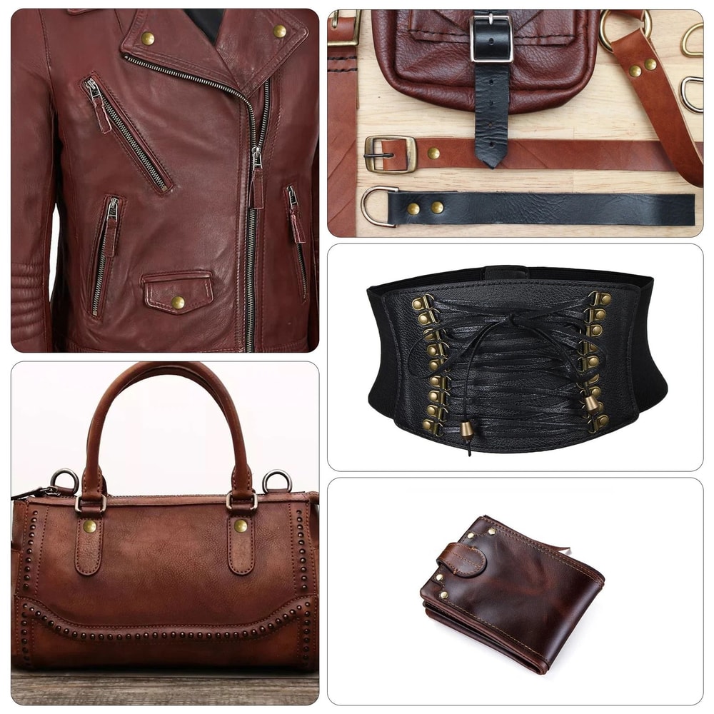 Complete Leather Rivets Kit With Metal Craft Rivets Double Caps For DIY Projects 1