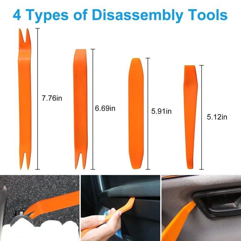 Car Door Lock Rod Clips Fastener Kit 6