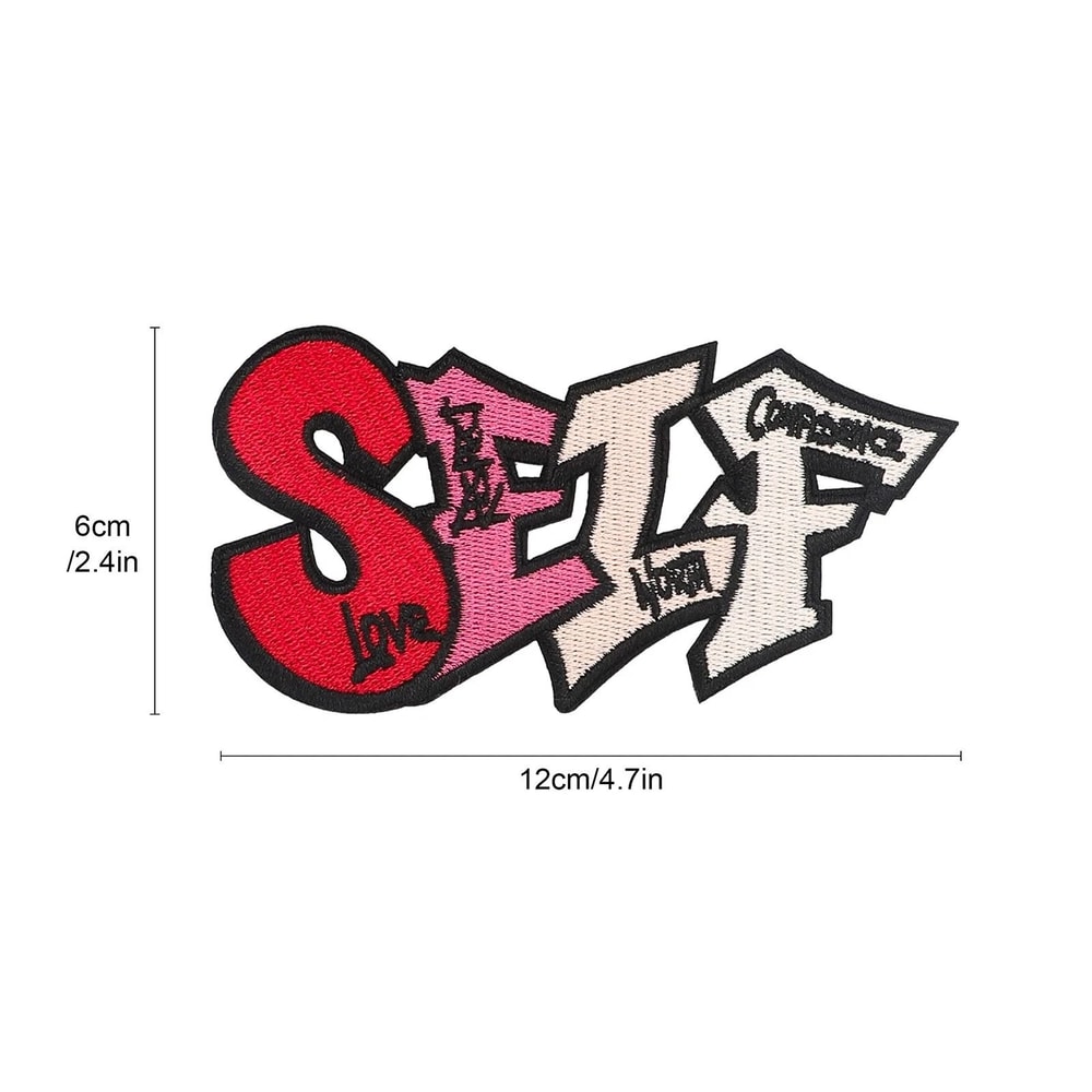 Embroidered Ironon Patches For Clothing Repair DIY Applique Set 6