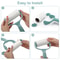 Extra Sticky Lint Roller With Handle Refill Rolls Pet Hair Remover For Clothes Furniture Carpets 3