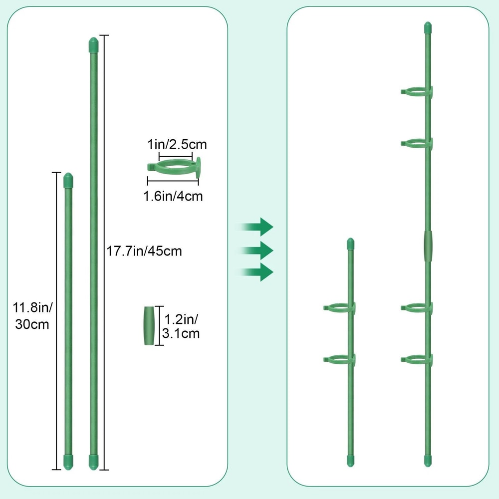Garden Plant Support Stakes Adjustable Plant Sticks For Tomato Climbing Vines 3