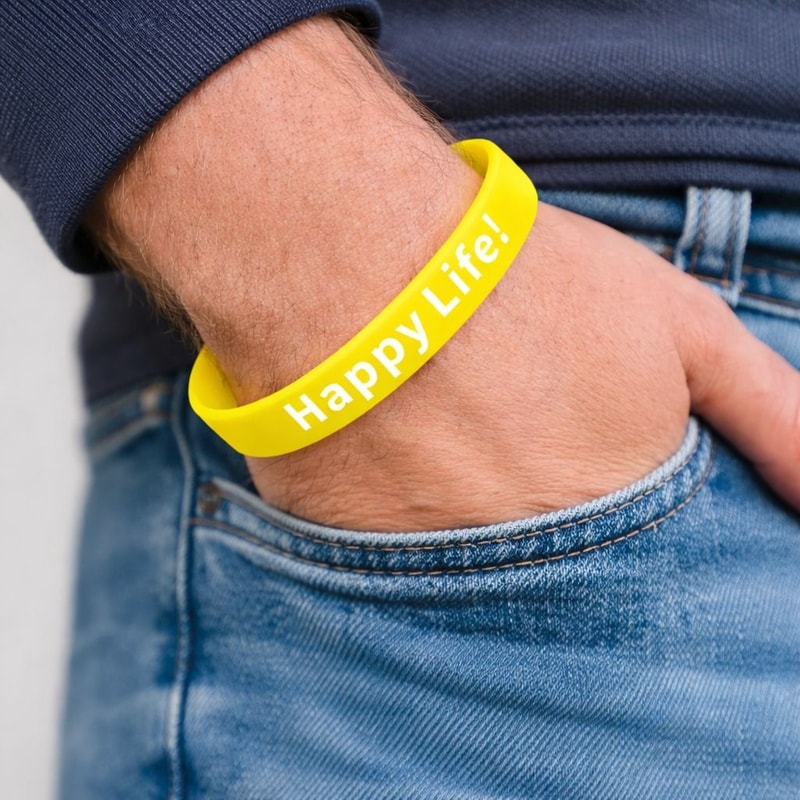 Multicolor Silicone Wristbands Inspirational Bracelets For Events Gifts 0