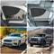 Magnetic Car Side Window Sun Shade Mesh Curtain For Front Windows UV Protection Black 1