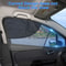 Magnetic Car Side Window Sun Shade Mesh Curtain For Front Windows UV Protection Black 3