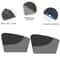 Magnetic Car Side Window Sun Shade Mesh Curtain For Front Windows UV Protection Black 4