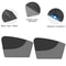Magnetic Car Side Window Sun Shade Mesh Curtain For Front Windows UV Protection Black 4
