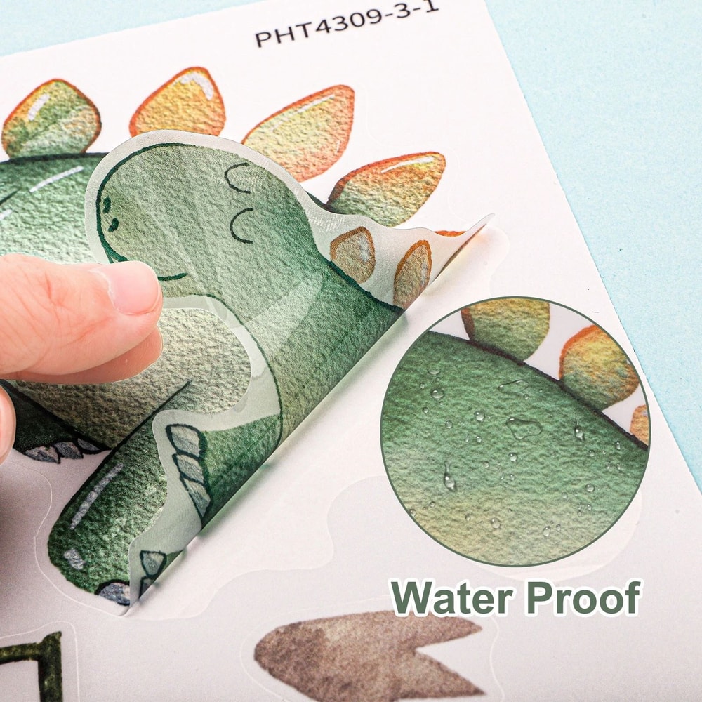 Dinosaur Wall Decals Removable PVC Stickers For Kids Bedroom Decor 1