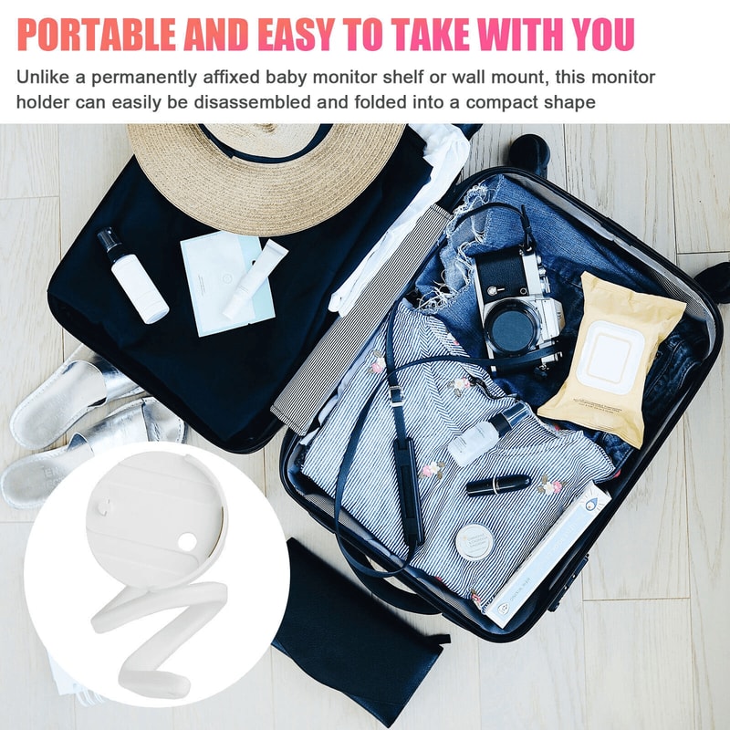 Adjustable Baby Monitor Mount Flexible Sturdy And Universal Fit 5