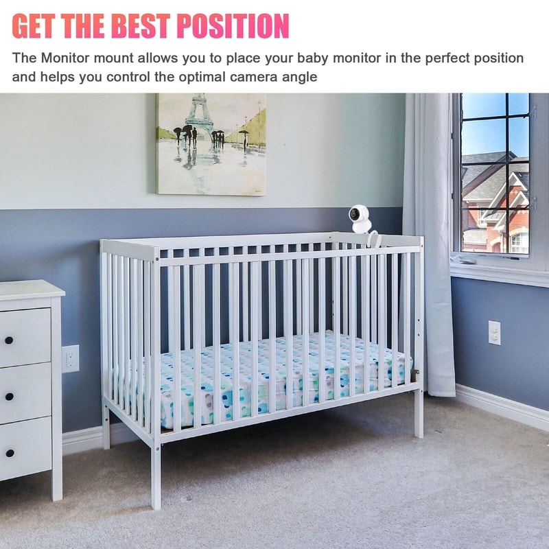 Adjustable Baby Monitor Mount Flexible Sturdy And Universal Fit 8
