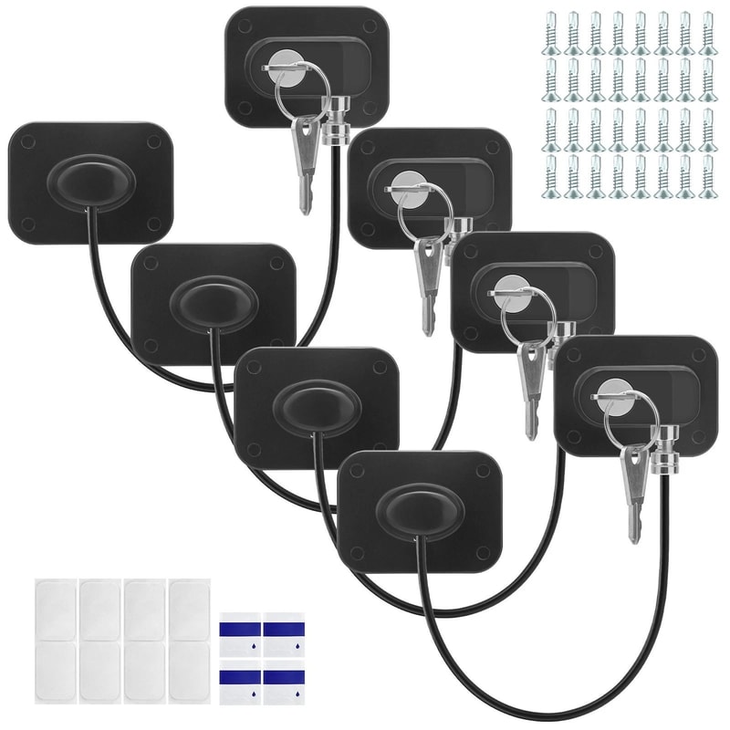 SelfAdhesive Window Safety Locks For Home Security 5