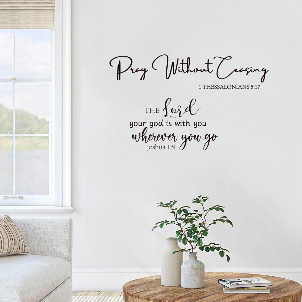 Inspirational Quote Wall Stickers Removable Peel And Stick Home Decor 1