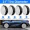 Waterproof Spare Tire Covers For SUVs Trucks RVs And Campers 6