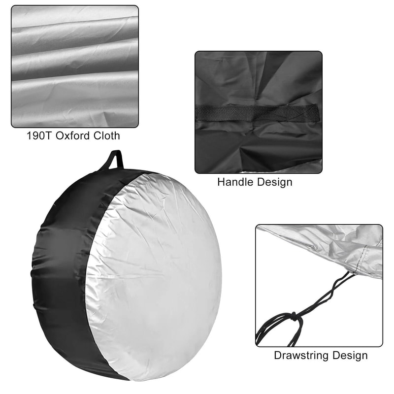 Waterproof Spare Tire Covers For SUVs Trucks RVs And Campers 3