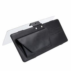 universal polarized car sun visor extender – anti-glare day & night sunshade panel for uv protection