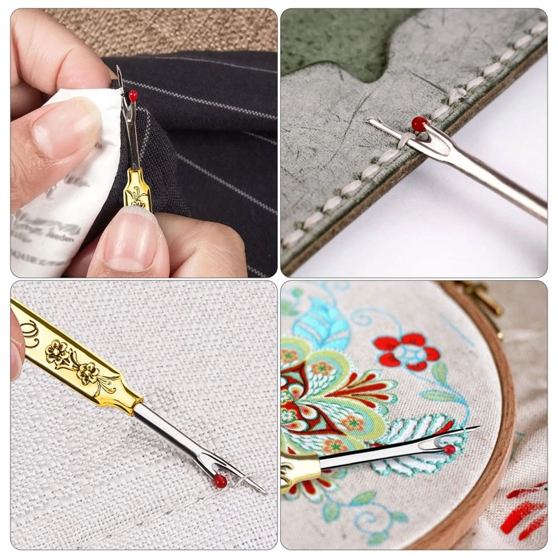 Seam Ripper Tool Precision Thread Remover For Sewing Crafting 4