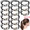 PearlEmbellished Elastic Hair Ties MultiLayer Hair Ropes For Women Girls 4