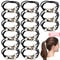 PearlEmbellished Elastic Hair Ties MultiLayer Hair Ropes For Women Girls 4
