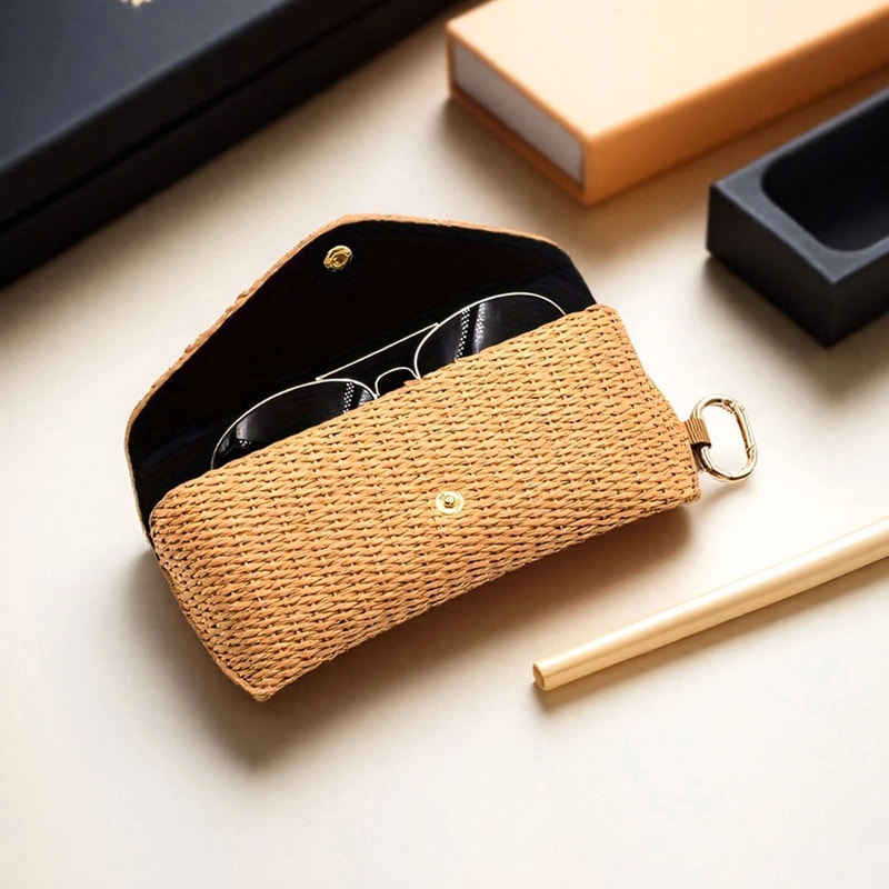 Sunglasses Case Hard Shell Eyeglass Protective Pouch For Travel Daily Use 1