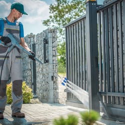 high-pressure washer nozzle - triple spray head, quick connect, durable stainless steel and brass