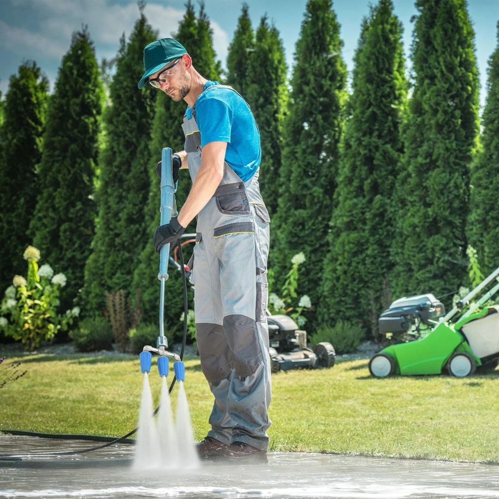 HighPressure Washer Nozzle Triple Spray Head Quick Connect Durable Stainless Steel And Brass 5