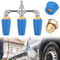 HighPressure Washer Nozzle Triple Spray Head Quick Connect Durable Stainless Steel And Brass 0