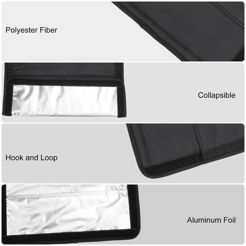 Vent Window Insulation Shade Foldable Blackout Cover For Camper Trailer And Motorhomes 4