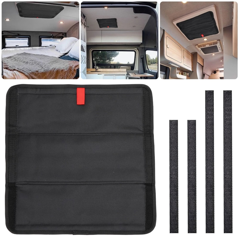 Vent Window Insulation Shade Foldable Blackout Cover For Camper Trailer And Motorhomes 6