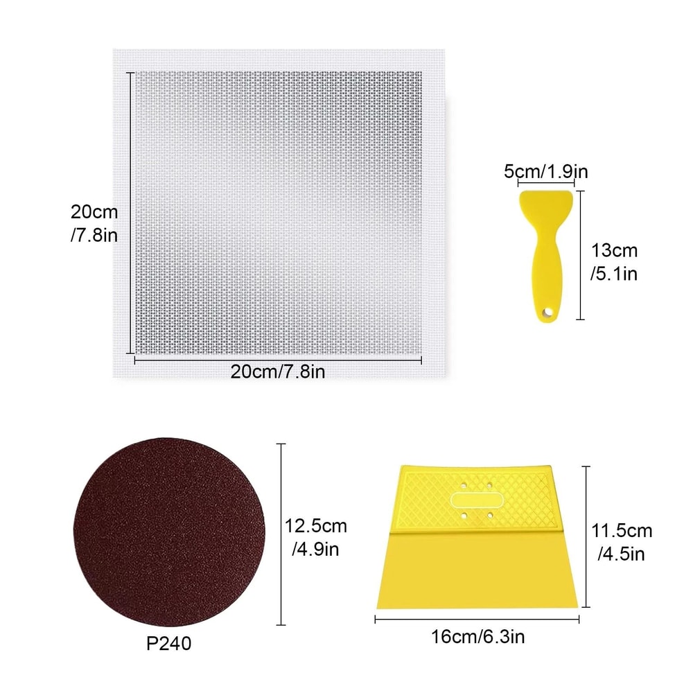 SelfAdhesive Aluminum Wall Repair Patch Kit For Holes Cracks And Peeling 5