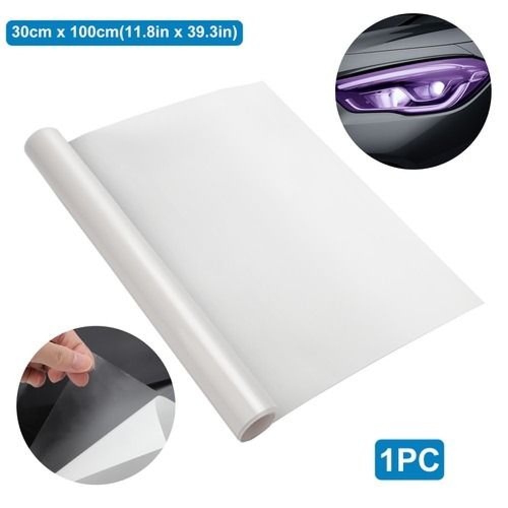 UV Reactive Headlight Tint Film For Scratch Protection UV Color Change 10