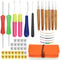 Dreadlock Crochet Hook Set For Braiding With Storage Bag 6