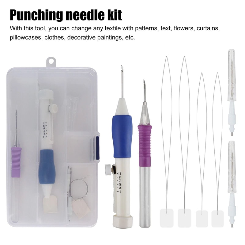 DIY Magic Embroidery Pen Set Punch Needle Kit For Embroidery Stitching Sewing Crafts 5