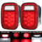Rear LED Tail Lights Waterproof Brake License Plate Lamp 6