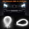 White Flexible Tube LED Strip Daytime Running DRL Headlight Lamp 1