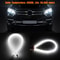 White Flexible Tube LED Strip Daytime Running DRL Headlight Lamp 1