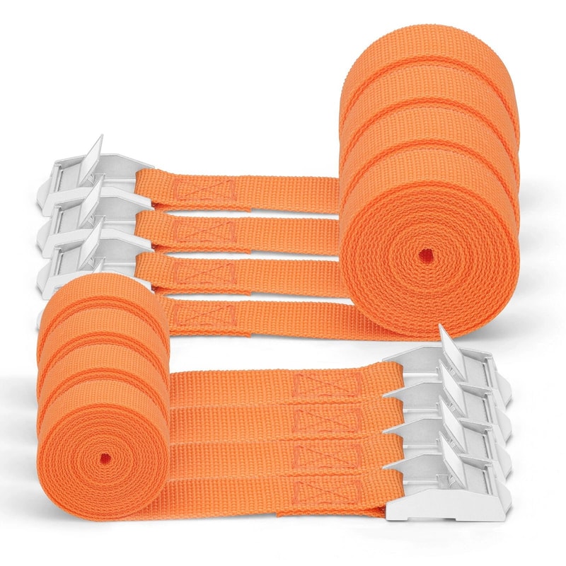 Adjustable Cam Buckle Tie Down Lashing Straps With Buckles HeavyDuty Load Securing 5