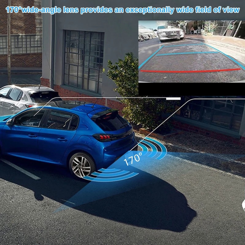 Car Rear View Camera With Night Vision Waterproof Parking Kit 5