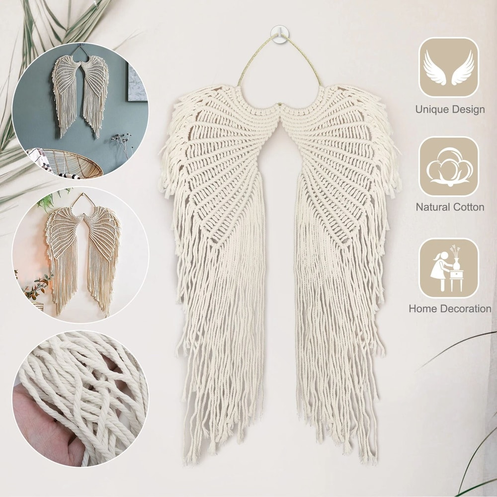 Angel Wing DIY Woven Wall Hanging For Home Decor Gifts 1