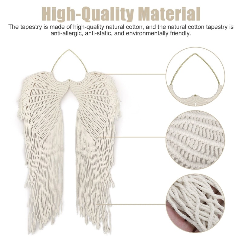 Angel Wing DIY Woven Wall Hanging For Home Decor Gifts 4