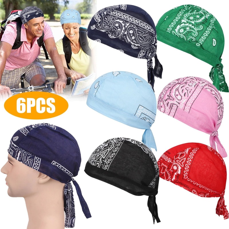 MultiFunctional SweatWicking Head Wrap Beanie For Men Women Adjustable For Cycling Hiking More 6