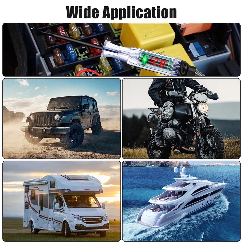 Digital Voltage Circuit Tester Automotive Test Light For Car Truck 3