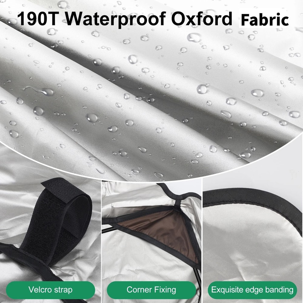 Waterproof UV Canopy Replacement For Outdoor Swing Porch Top Seater Patio Cover 5