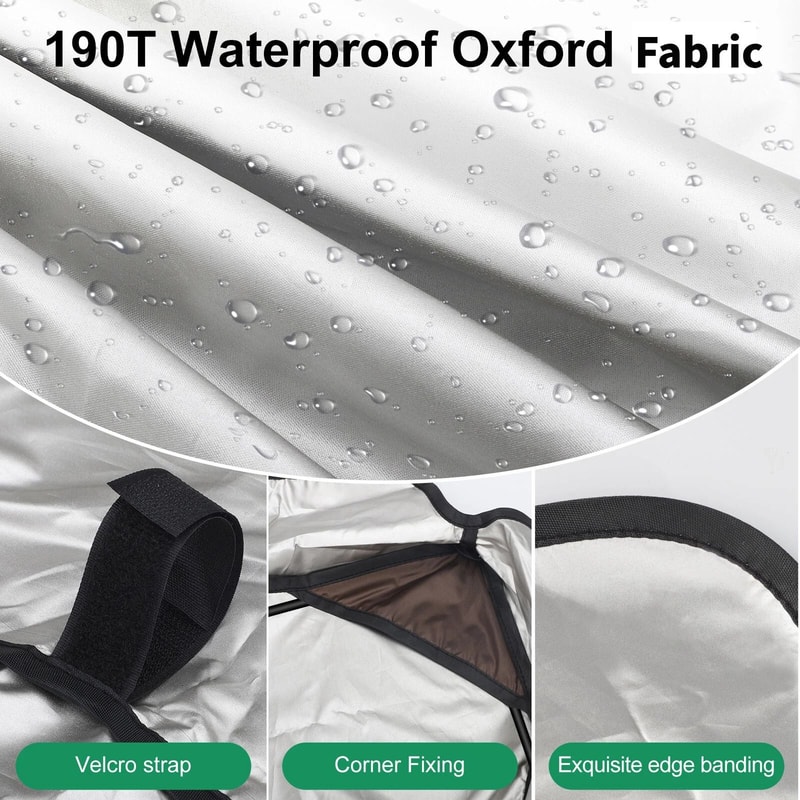 Waterproof UV Canopy Replacement For Outdoor Swing Porch Top Seater Patio Cover 5