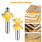 Tongue And Groove Edge Banding Router Bit Set Wood Milling Cutter For Flooring Paneling 1