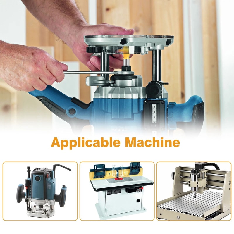 Tongue And Groove Edge Banding Router Bit Set Wood Milling Cutter For Flooring Paneling 2